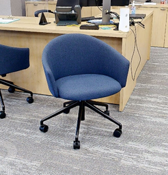 [#B8-20] Guest Chair - On Wheels 