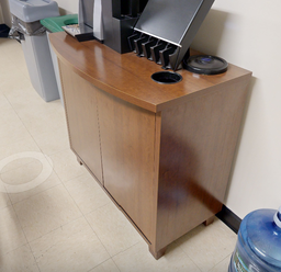 [#D20-8] 2-Door coffee cabinet