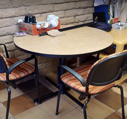 [#C2-19] white café table