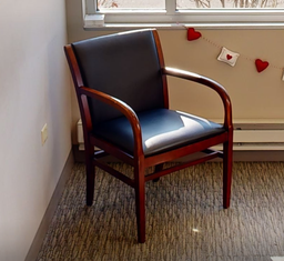 [#B9-4] Black guest chair