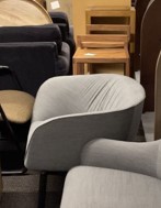 [#0B-3] Lounge Chair - Gray, rounded