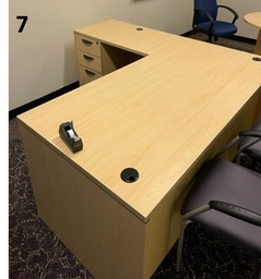 [#E6-7] L DESK-D3