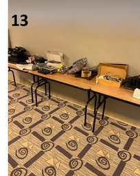 [#C8-49] WOOD FOLDING TABLES-E5