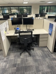 [#A3-80] Haworth 4' x 6' Workstation