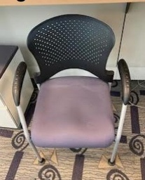 [#B4-86] Purple Aide Chair