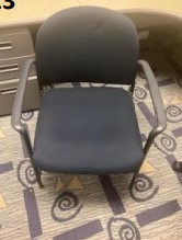 [#B4-126] Black Side Chair