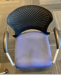[#B4-159] Purple Side Chair