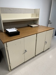 [#D16-66] 60' storage table with hutch