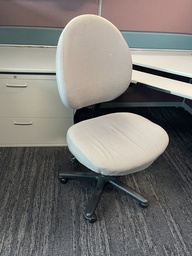 [#B12-87] Light grey armless chair