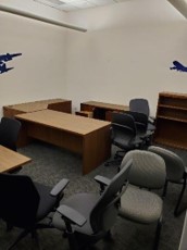 [#00-20] Wood 4 Piece U Shaped Desk