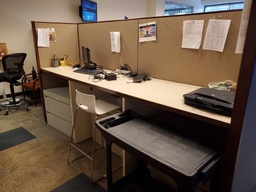 [#A2-219] Standing Workstation, 10' x 30" with 7' extension