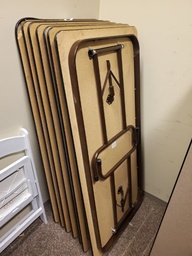 [#C8-232] Brown Folding Table