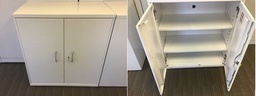 [#D18-54] 2 Door Cabinet with 3 Shelfs (36”W x 39”L x 18”H)