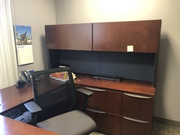 [#D5-2] Credenza (6'x2') with Storage Hutch (H: 34")