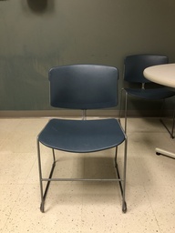 [#B4-24] Blue Kitchen Chairs