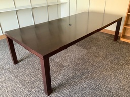[#C7-1] Conference Table, 4 Corner Legs, 1 Piece Top, 48x102