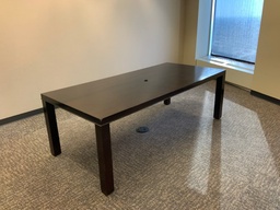 [#C7-45] Conference Table, 4 Corner Legs, 1 Piece Top, 42x84