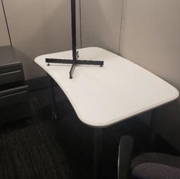 [#C19-69] Training Table - White