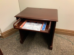 [#E3-57] Traditional, 24"D x 30"W w/ Slide-Out Keyboard Shelf