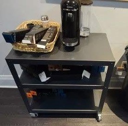 [#D11-3] Grey/Metal Cart