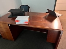 [#E4-120] Desk, Brown 64x33
