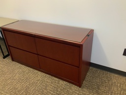 [#D5-50] Credenza, Double Lateral, Mahogany