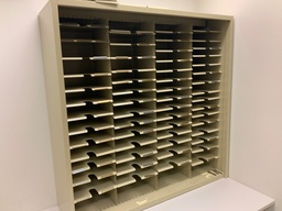 [#I9-42] Mail Sorter, Desk Top, 48x48, Adjustable Mail Shelves