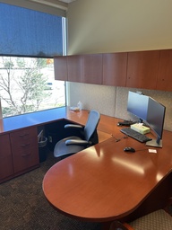 [#E7-4] cherry U desk