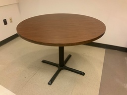 [#C9-91] 42"D Conference / Breakroom Table w/ "X" Base