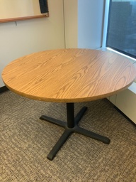 [#C9-172] 42"D Conference / Breakroom Table w/ "X" Base