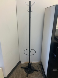 [#I5-121] Coat Tree - All Aluminum w/ Umbrella Holder