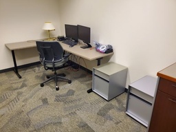 [#C8-357] Grey Folding Table, 5' x 24"