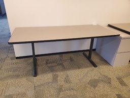 [#C8-380] Bronze Laminate Folding Table, 6' x 30"