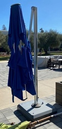 [#L1-153] Large Blue Patio Umbrellas 