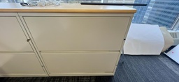 [#D6-105] Metal 2-High Lateral File Cabinet Grey (Floor 15)