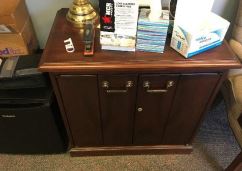 [#D30-25] Wooden cabinet, 36"