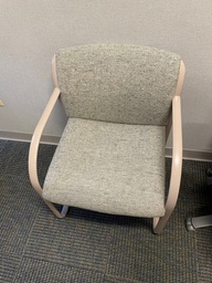 [#B5-76] Conference Chair - Grey - Upholstered