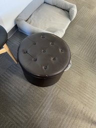 [#B11-1533] Brown Lether ottoman