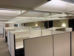 [#A2-GP35 Pic # (149)]     Steelcase 9000 Systems, 8x8 Cubicle, Cluster of 3