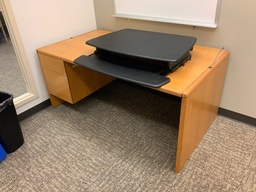 [#E10-GP35 Pic # (152)] Desktop Sit Stand Desk