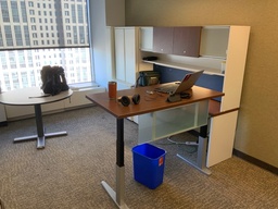 [#C7-GP35 Pic # (188)] 36"Dia. Conference Table w/ Satin Nickel Alloy "X" Base