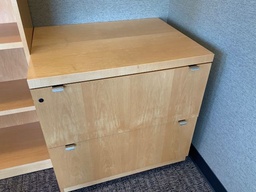 [#D6-GP33 Pic # (188)] Executive Wood Veneer 2 - Drawer Lateral File, 36"W x 24"D