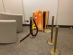 [#00-GP33 Pic # (36)] Aisle Ropes, Burgundy and Red