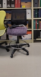 [#B13-105] Tall puirple chair