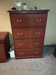 [#D10-10] 4 drawer cherry chest