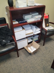 [#D2-6] 3 shelf 36" bookcase