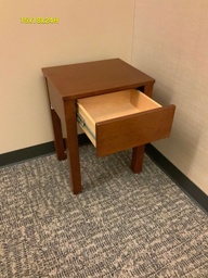 [#C11-98] End Table, Rectangular, 15x18x24H w/ Pull-out Drawer