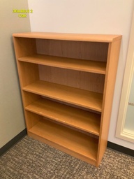 [#D3-85] Bookcases, Laminate, 36W x 48"H, 4 Shelves, Soft Edge Detail