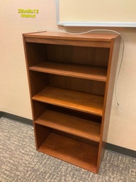 [#D3-66] Bookcases, Wood Veneer, 28W x 48"H, 4 Shelves