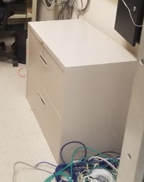 [#D6-25] Two Drawer Lateral Metal Filing Cabinet